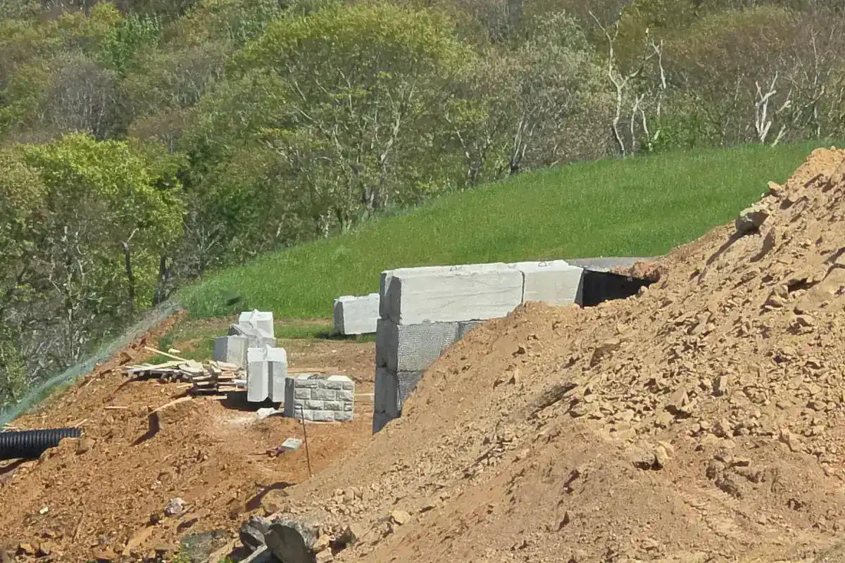 Drainage Installation by Hyler's Tree Service and Grading