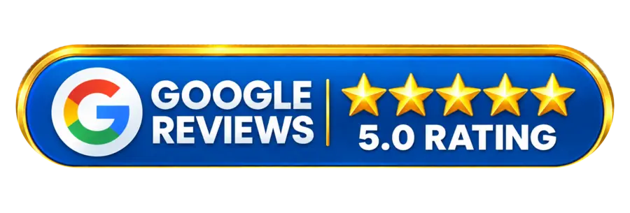 Google Reviews: 5.0 star rating
